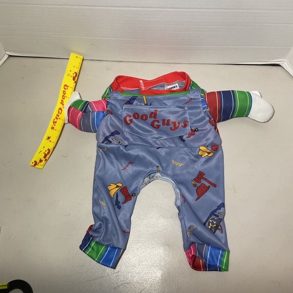 Chucky Dog Costume Size Medium No Wig - Picture 2 of 5